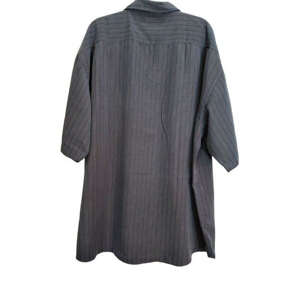 Montage Collection Button Up Shirt Mens 3XL  XXXL Blue Strip Pocket‎ - Picture 4 of 10